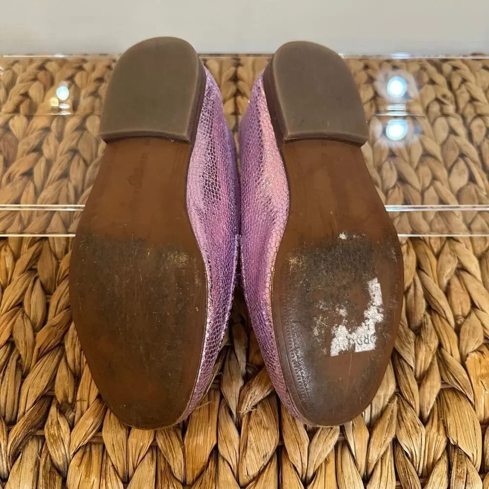 Sam Edelman Loraine Bit Loafer sz 11 Pink Metallic Girl's Shoes